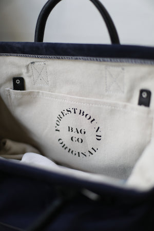 WWII era Salvaged Canvas Carryall