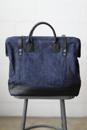 WWII era Salvaged Canvas Carryall