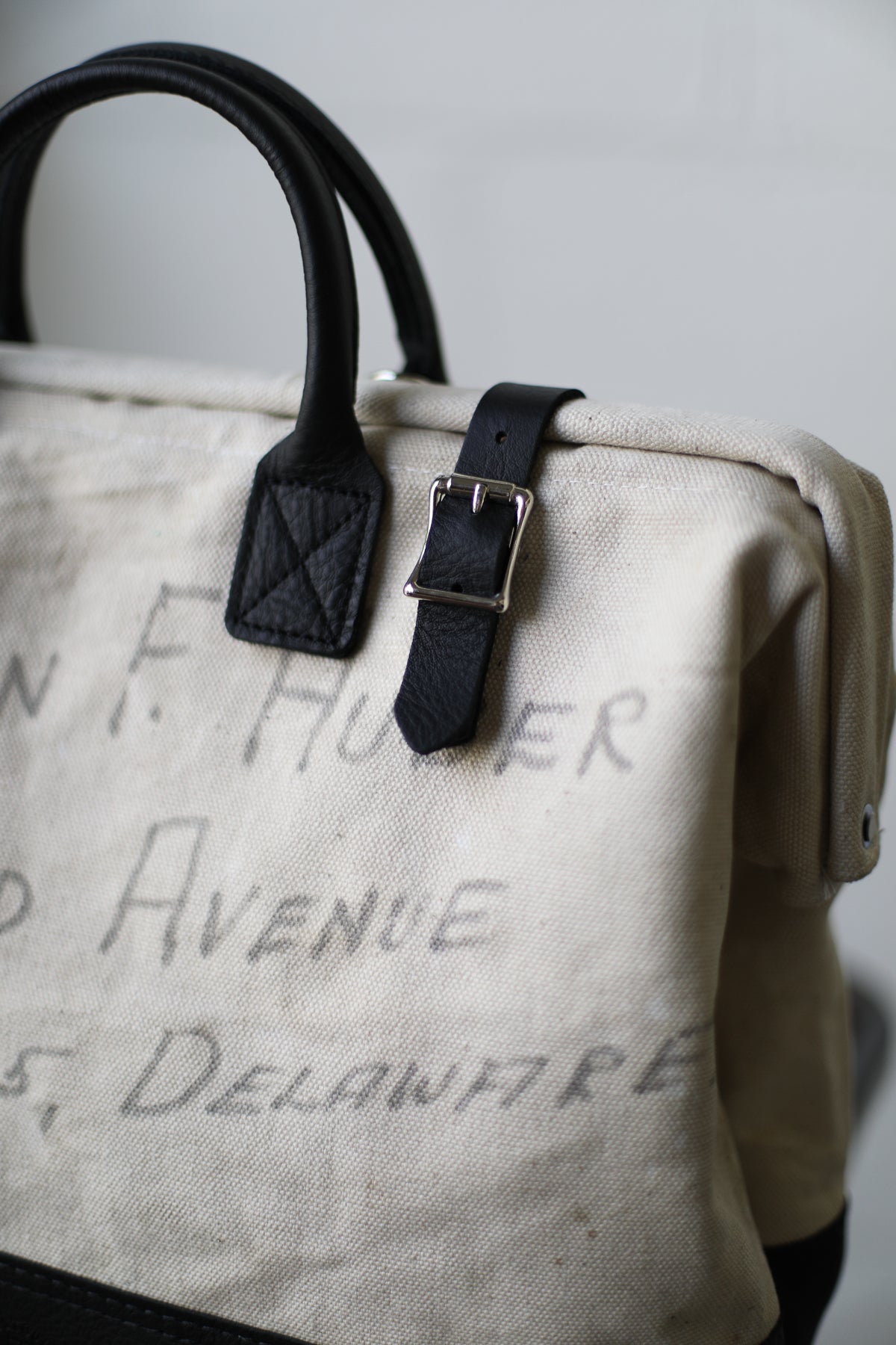 WWII era Salvaged USN Sea Bag Carryall