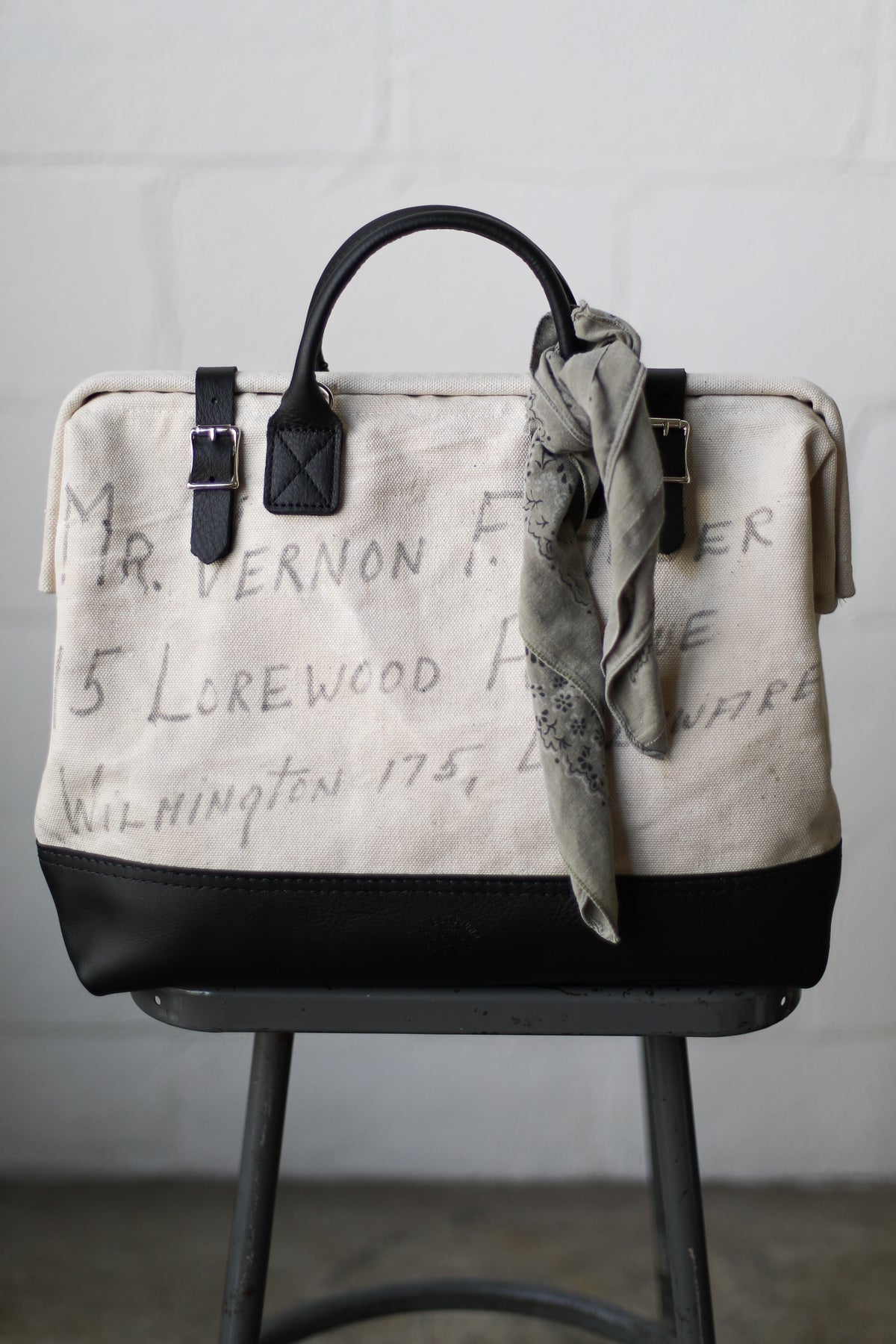 WWII era Salvaged USN Sea Bag Carryall
