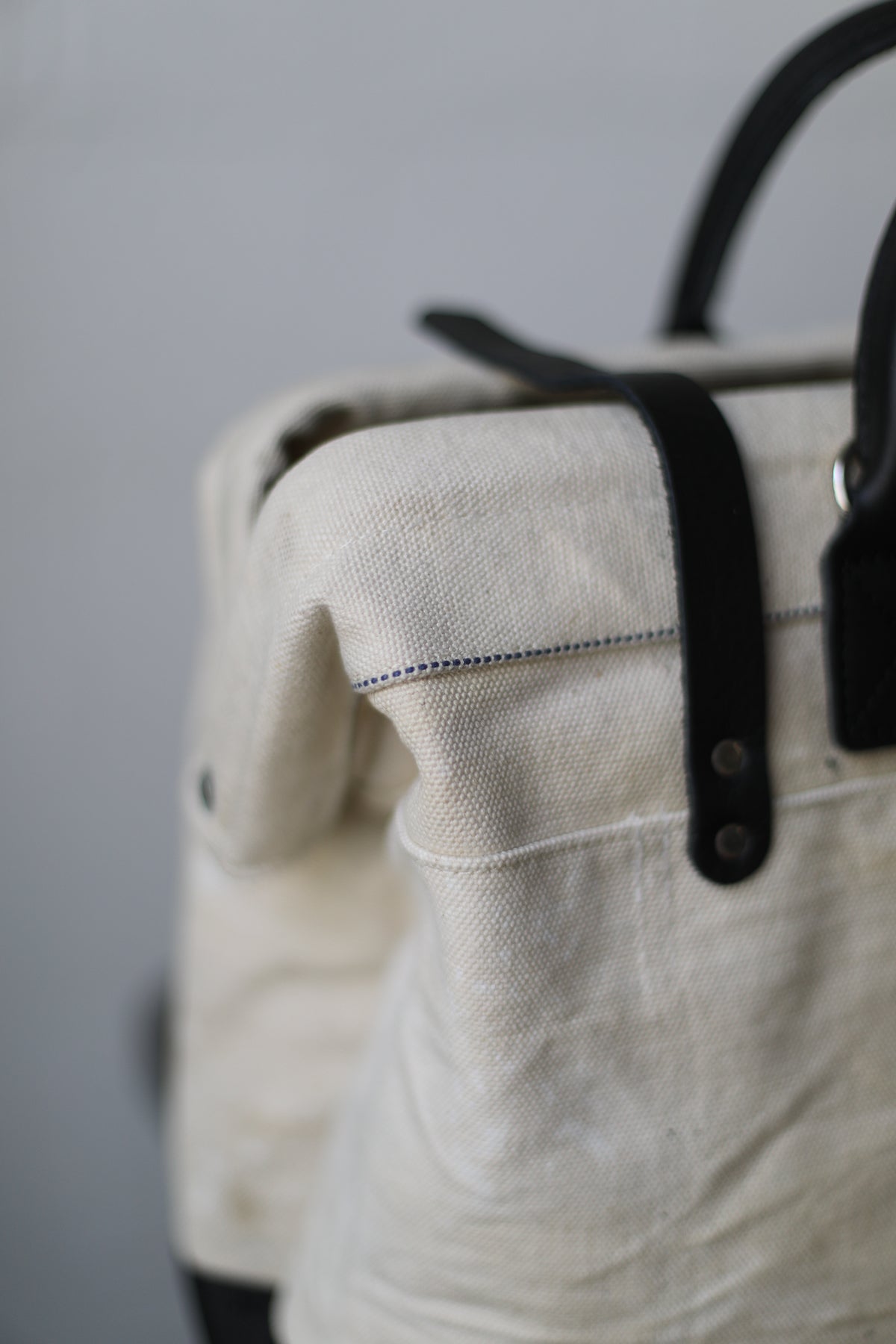 WWII era Salvaged USN Sea Bag Carryall