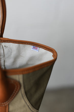 1940's era Salvaged Painter's Apron Tote Bag