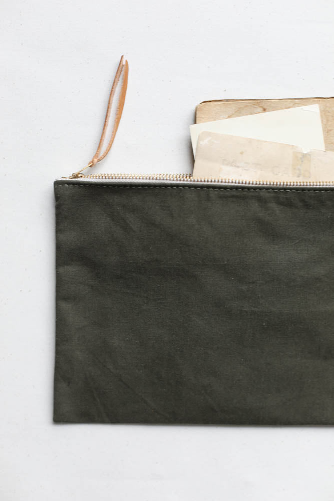 WWII era Military Canvas Utility Pouch