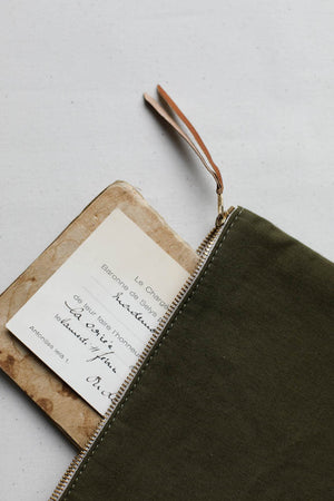 WWII era Military Canvas Utility Pouch