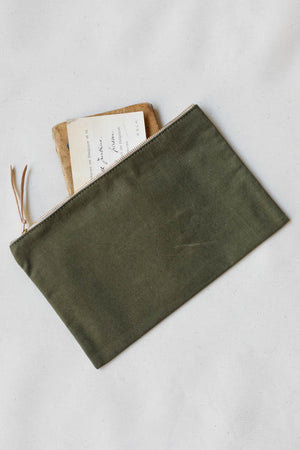 WWII era Military Canvas Utility Pouch