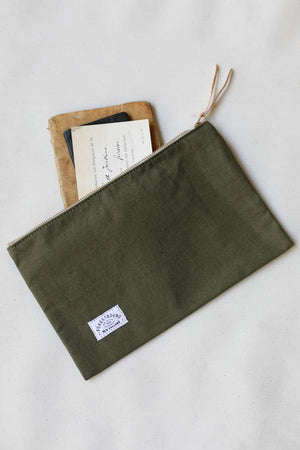 WWII era Military Canvas Utility Pouch
