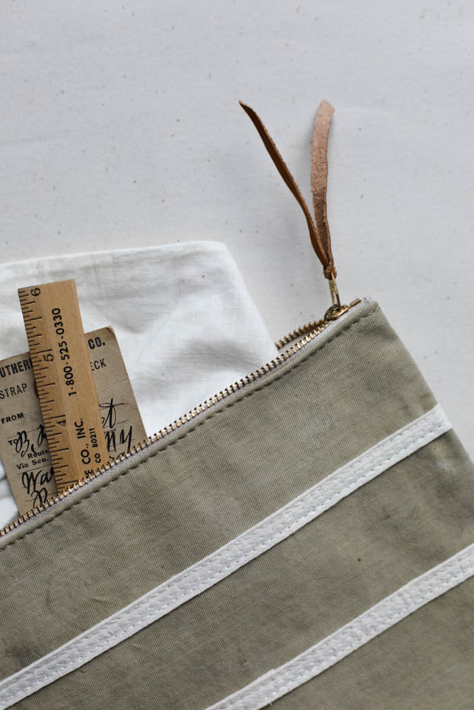 WWII era Military Canvas Utility Pouch