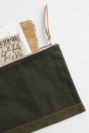 WWII era Military Canvas Utility Pouch