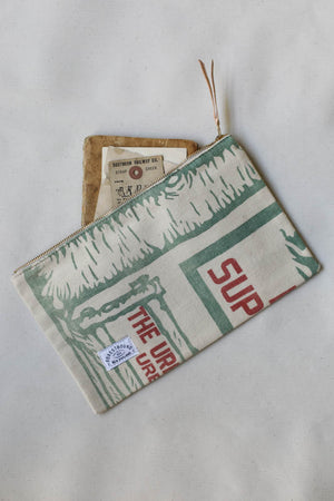 1950's Feed Sack Utility Pouch