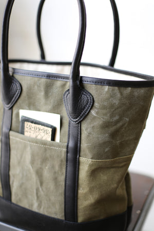 WWII era Salvaged Canvas Tote Bag
