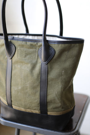 WWII era Salvaged Canvas Tote Bag