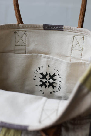Folk Fibers x Forestbound Quilted Tote Bag No. 7