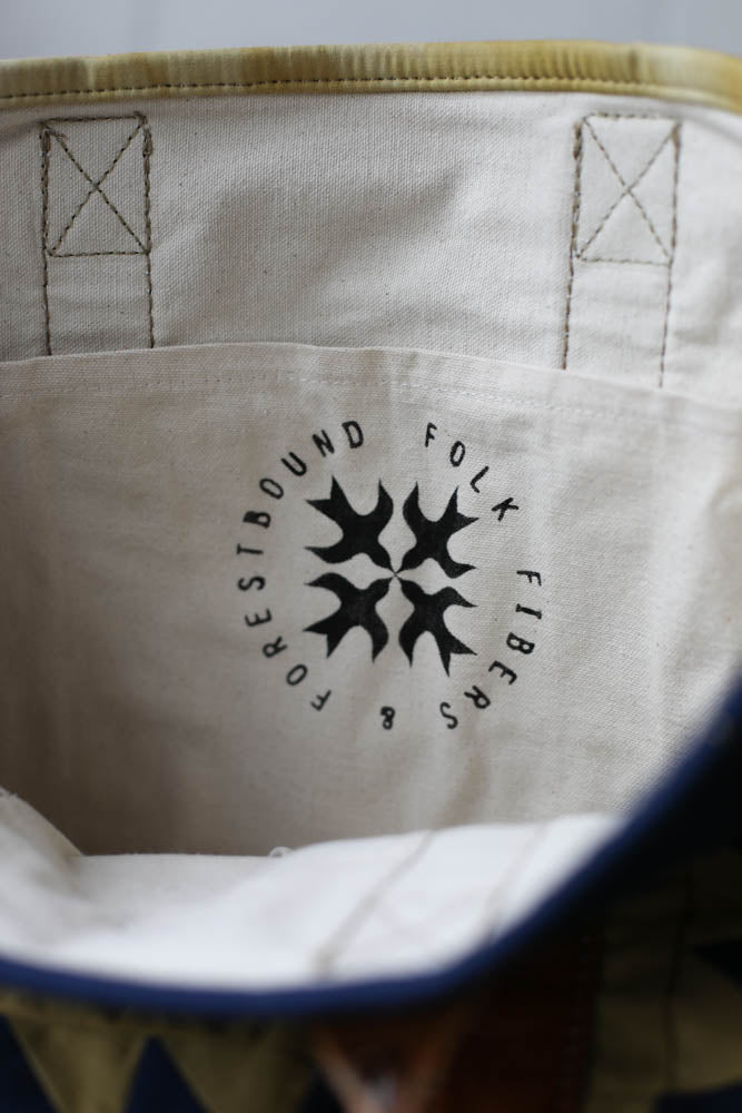 Folk Fibers x Forestbound Quilted Tote Bag No. 4