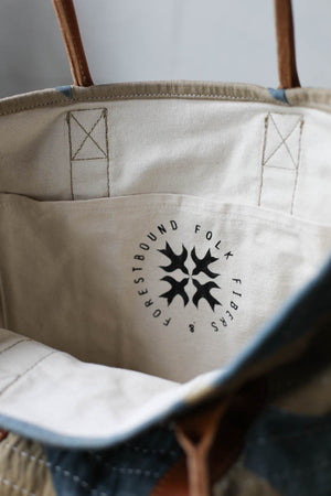 Folk Fibers x Forestbound Quilted Tote Bag No. 8