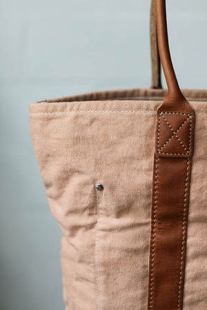 Folk Fibers x Forestbound Dyed Tote Bag - Madder