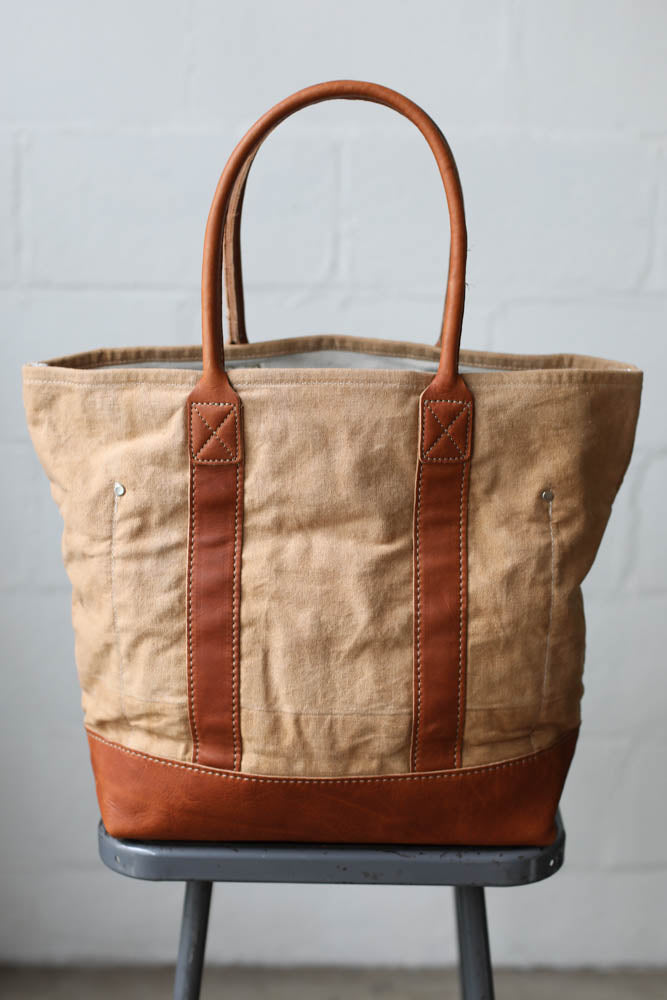 Folk Fibers x Forestbound Dyed Tote Bag - Pecan
