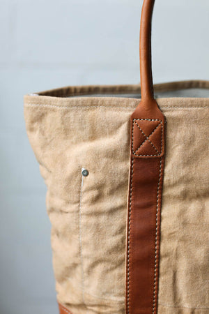 Folk Fibers x Forestbound Dyed Tote Bag - Pecan
