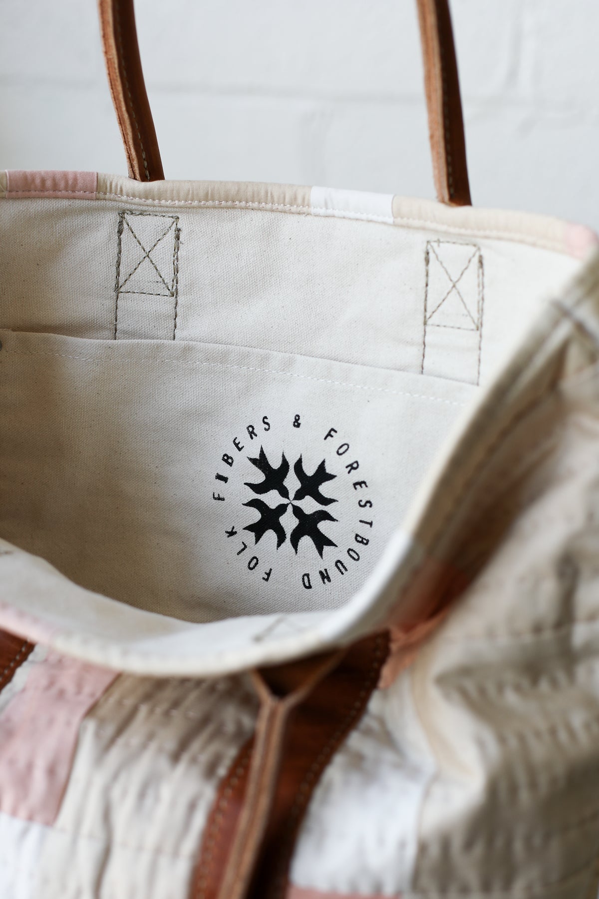 Folk Fibers x Forestbound Quilted Tote Bag No. 9