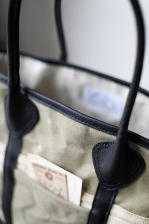 1930's era Salvaged Canvas Tote Bag