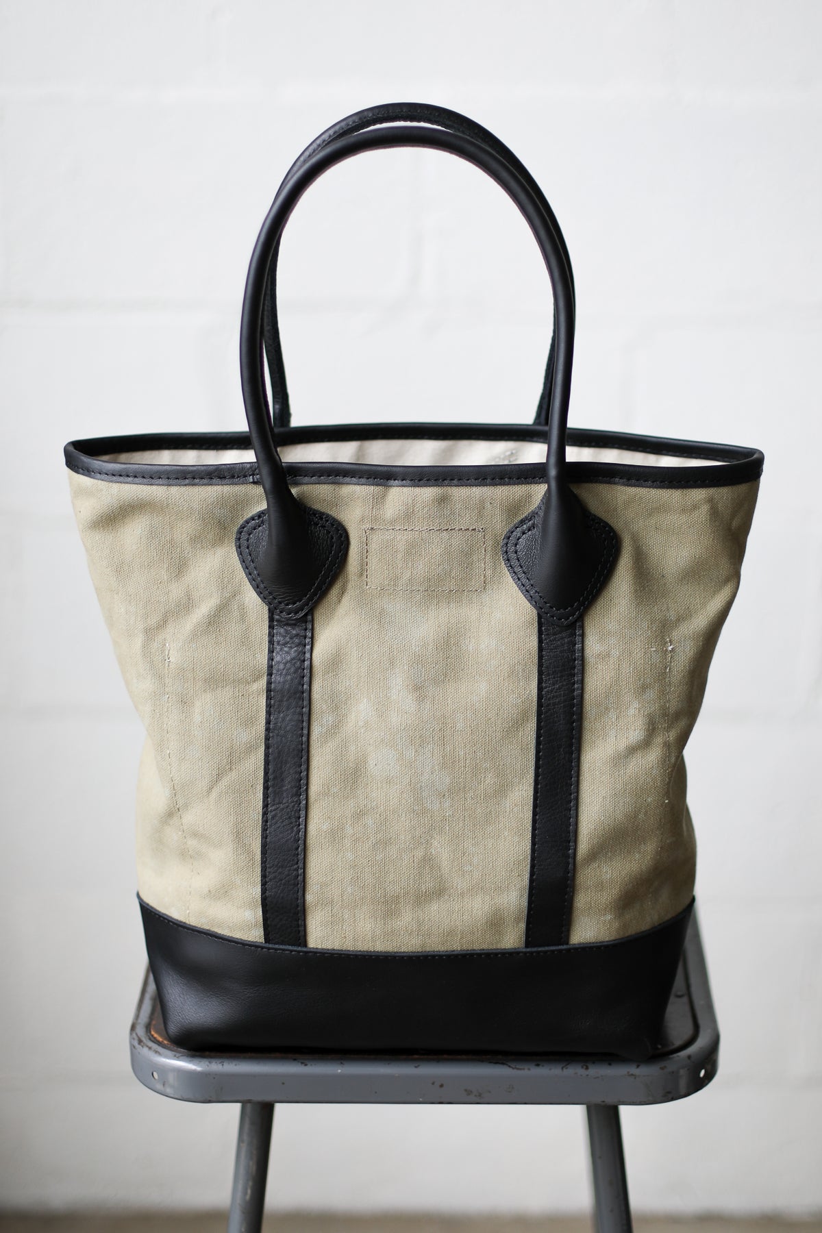 1930's era Salvaged Canvas Tote Bag
