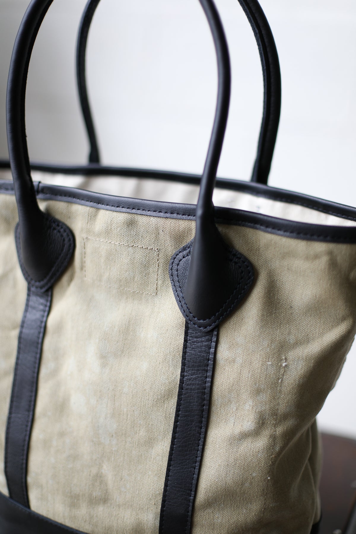 1930's era Salvaged Canvas Tote Bag