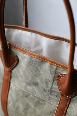 1930's era Salvaged Canvas Tote Bag