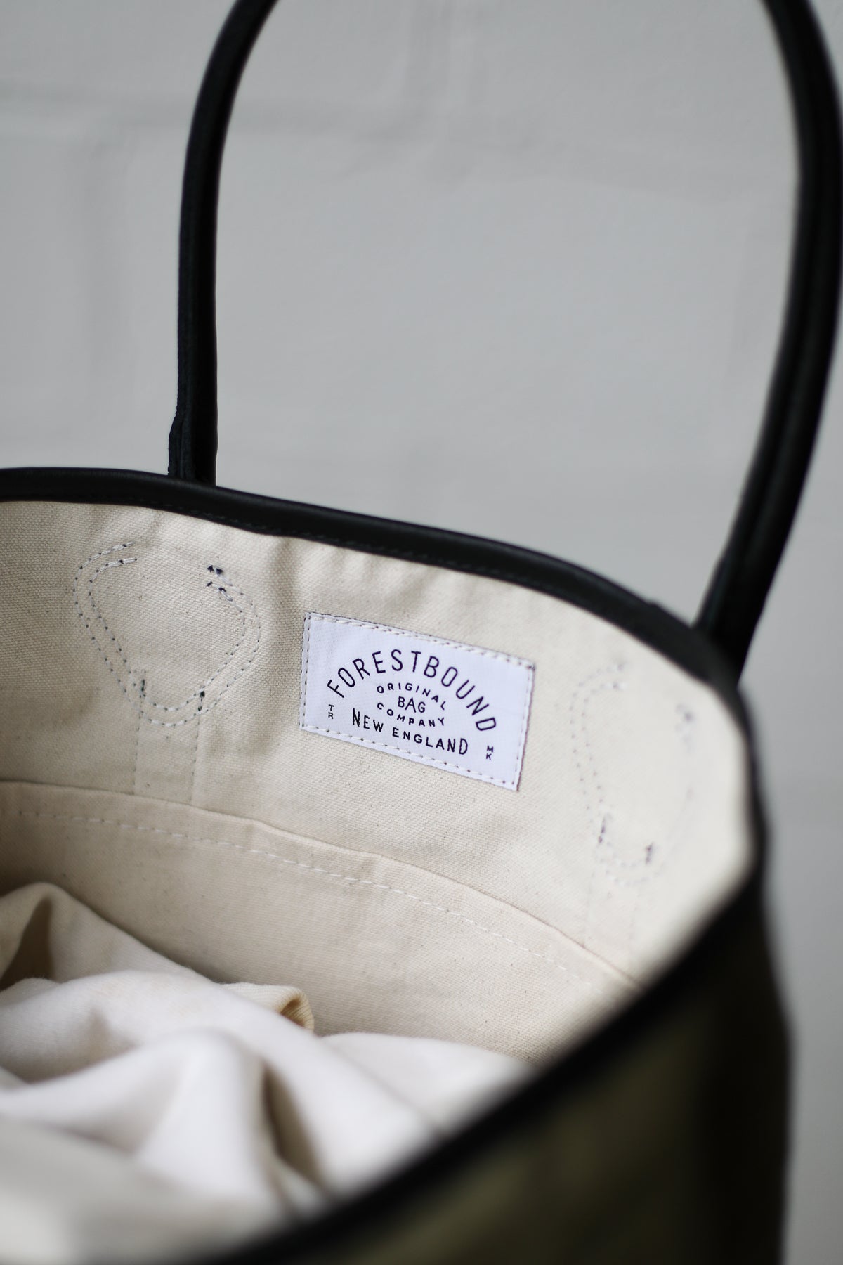 1930's era Salvaged Canvas Tote Bag