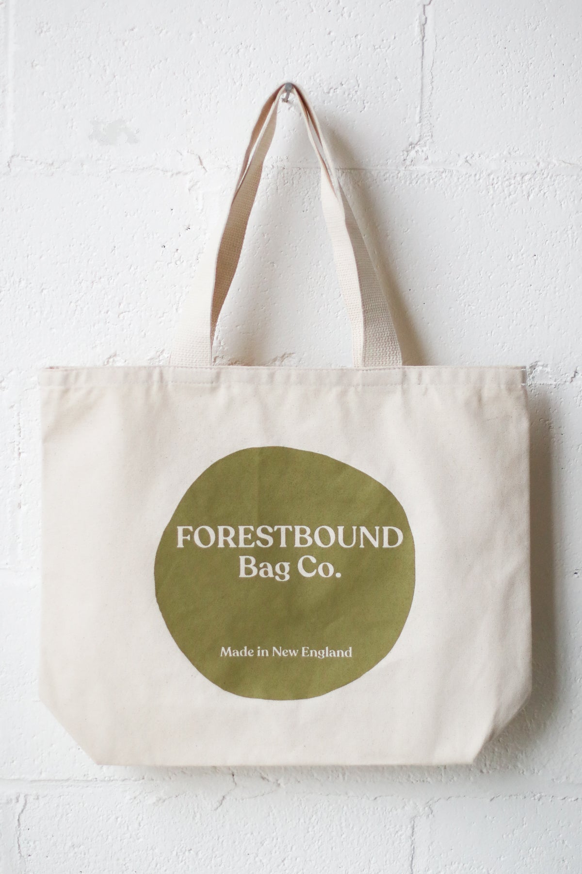 Forestbound Logo Tote Bag - Olive Green