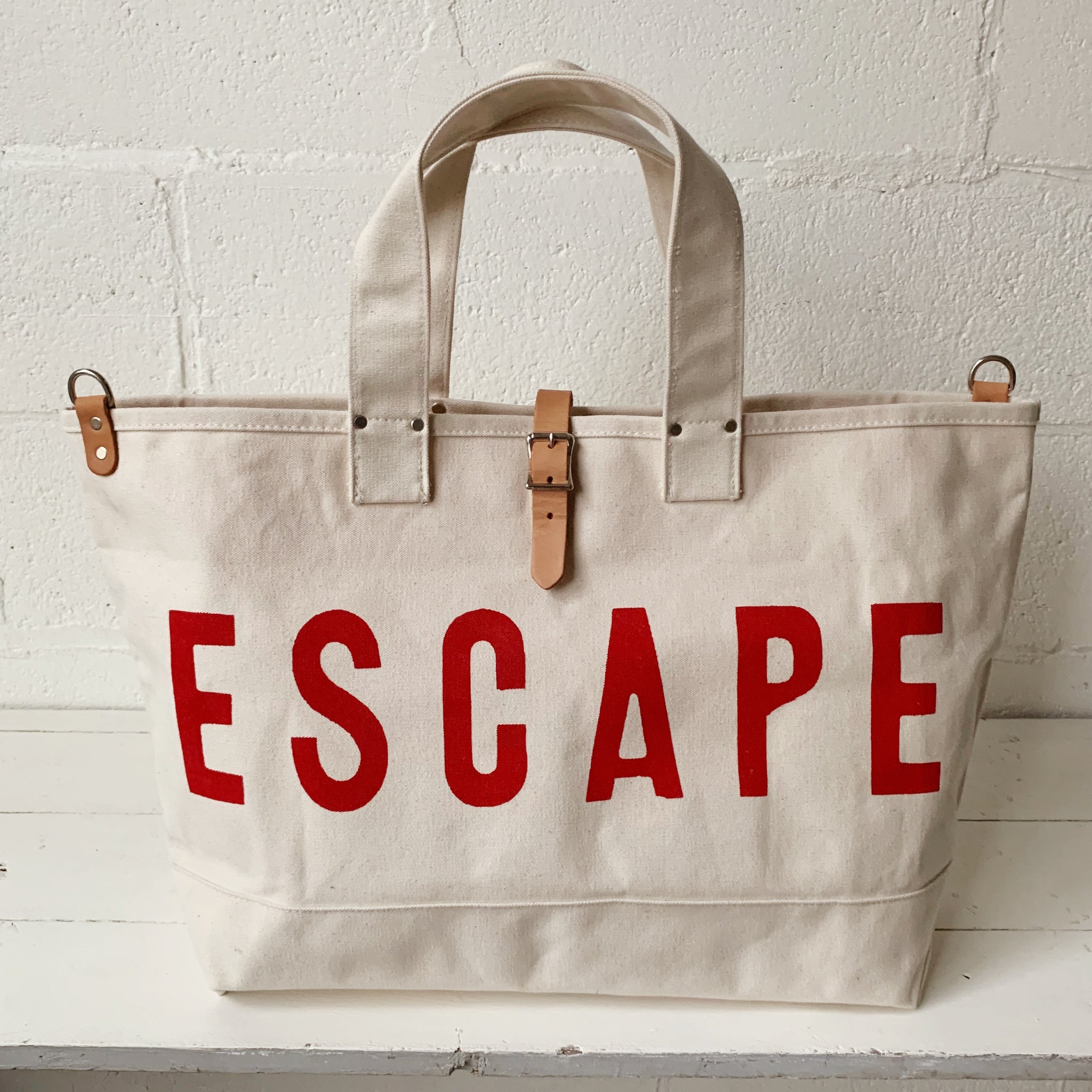 ESCAPE Cargo Bag - Red Print