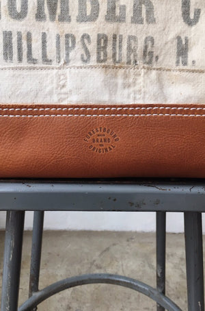 1940's era Salvaged Work Apron Carryall