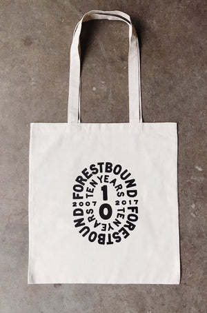 FORESTBOUND 10 Year Anniversary Cotton Tote