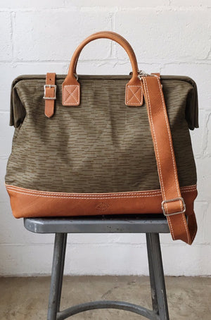1950's era Salvaged Camo Carryall