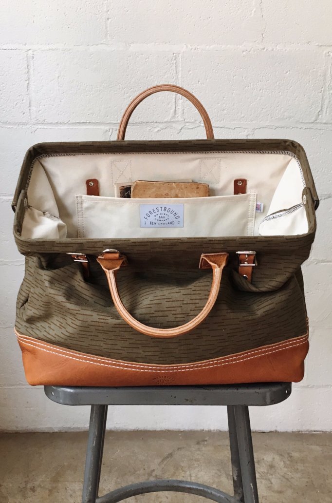 1950's era Salvaged Camo Carryall