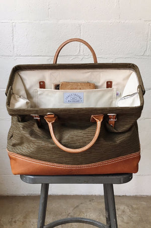 1950's era Salvaged Camo Carryall