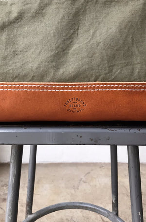 WWII era Salvaged Canvas Carryall