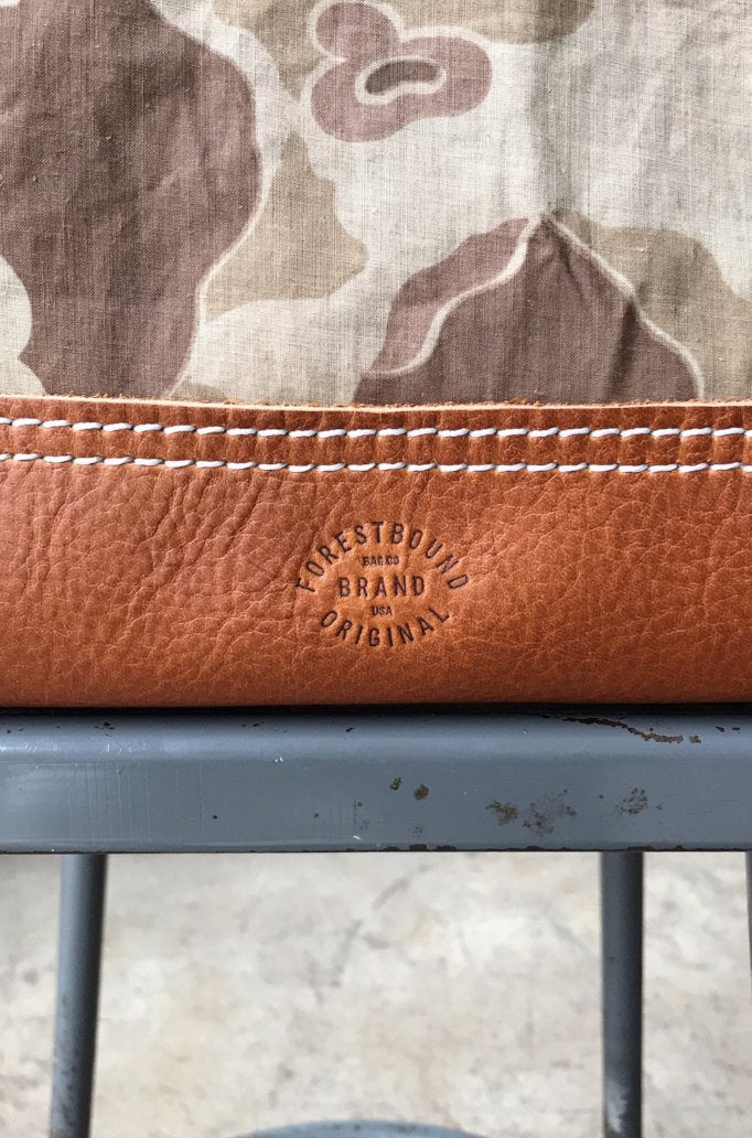 WWII era Salvaged Camo Carryall