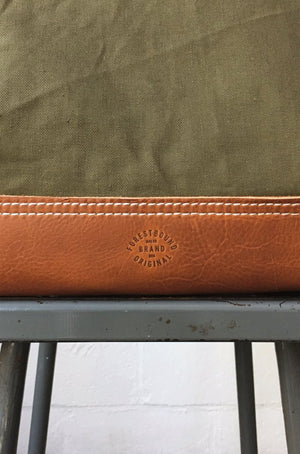 WWII era Salvaged Canvas Carryall