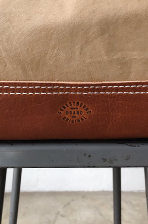 WWII era Salvaged Canvas Carryall