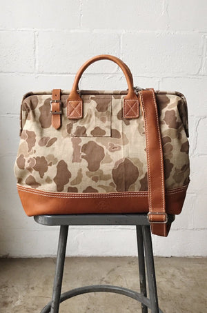 1950's era Salvaged Camo Carryall