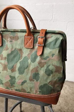 1950's era Salvaged Camo Carryall
