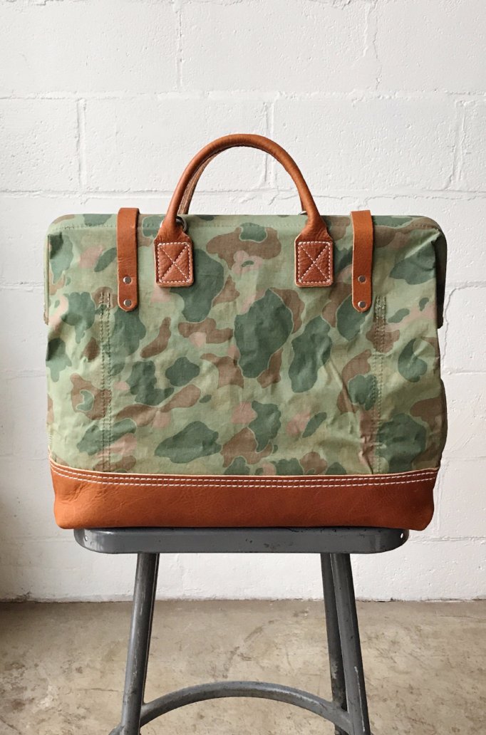 1950's era Salvaged Camo Carryall
