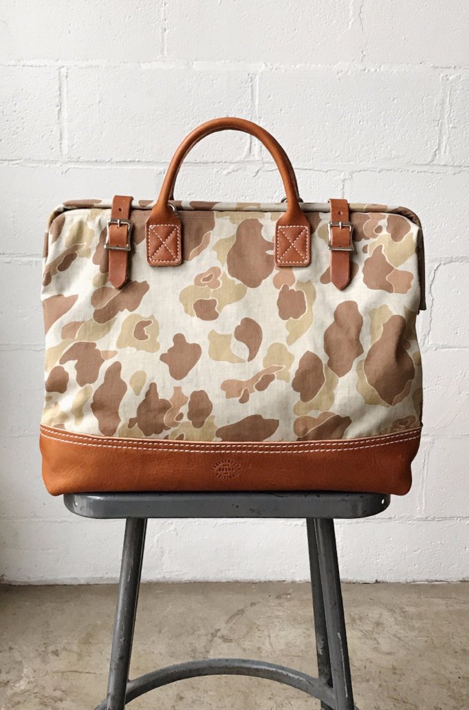 1940's era Salvaged Camo Carryall