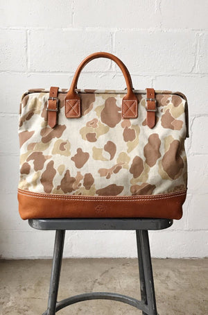 1940's era Salvaged Camo Carryall