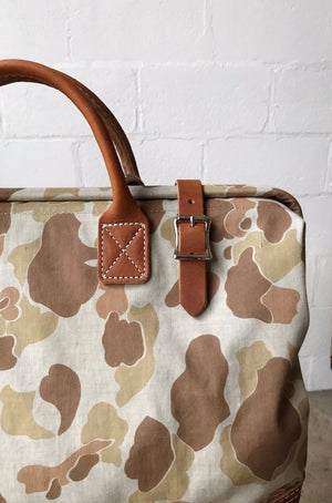 1940's era Salvaged Camo Carryall