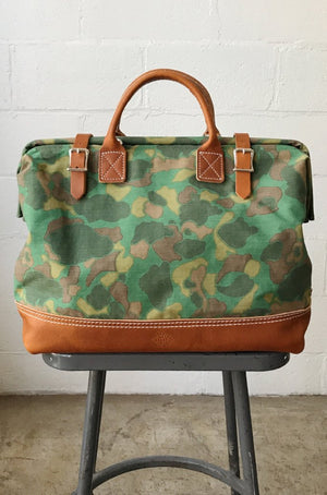 1950's era Salvaged Camo Carryall