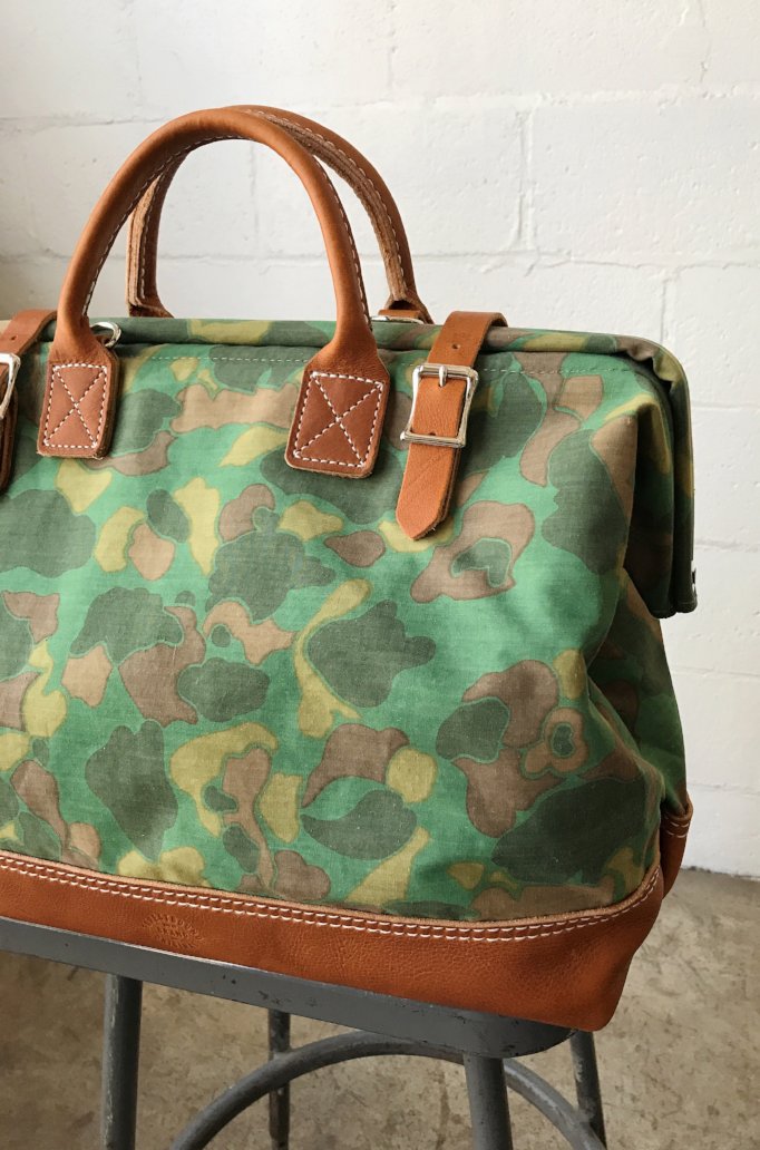 1950's era Salvaged Camo Carryall
