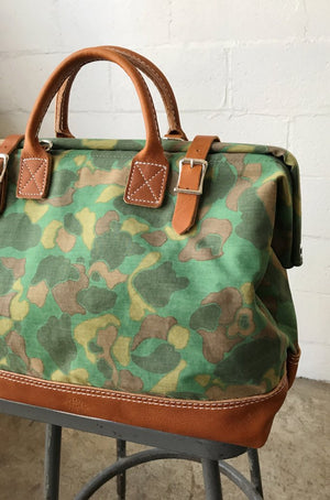 1950's era Salvaged Camo Carryall
