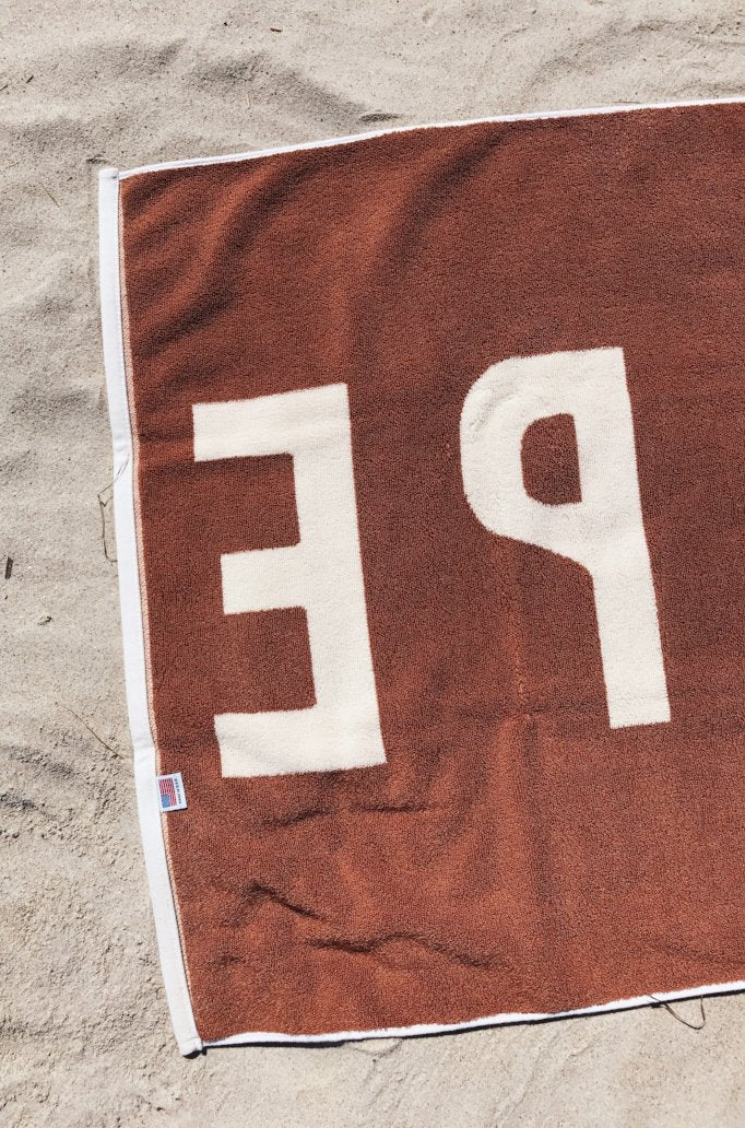 ESCAPE Towel in Copper