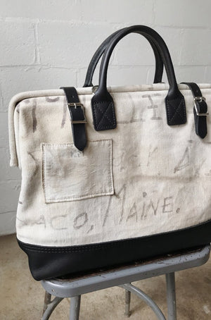WWII era Salvaged USN Canvas Carryall
