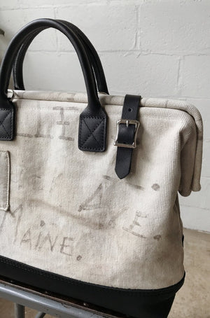 WWII era Salvaged USN Canvas Carryall